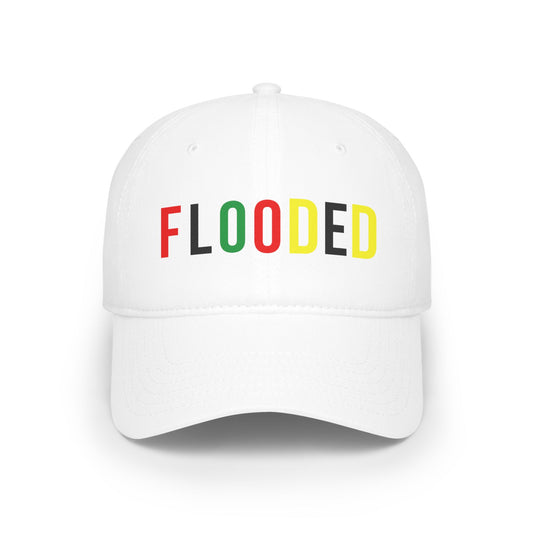 Flooded Letters Low Profile Baseball Cap