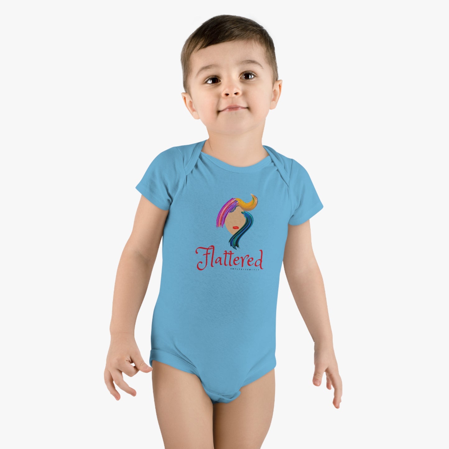 Flattered Baby Short Sleeve Onesie®