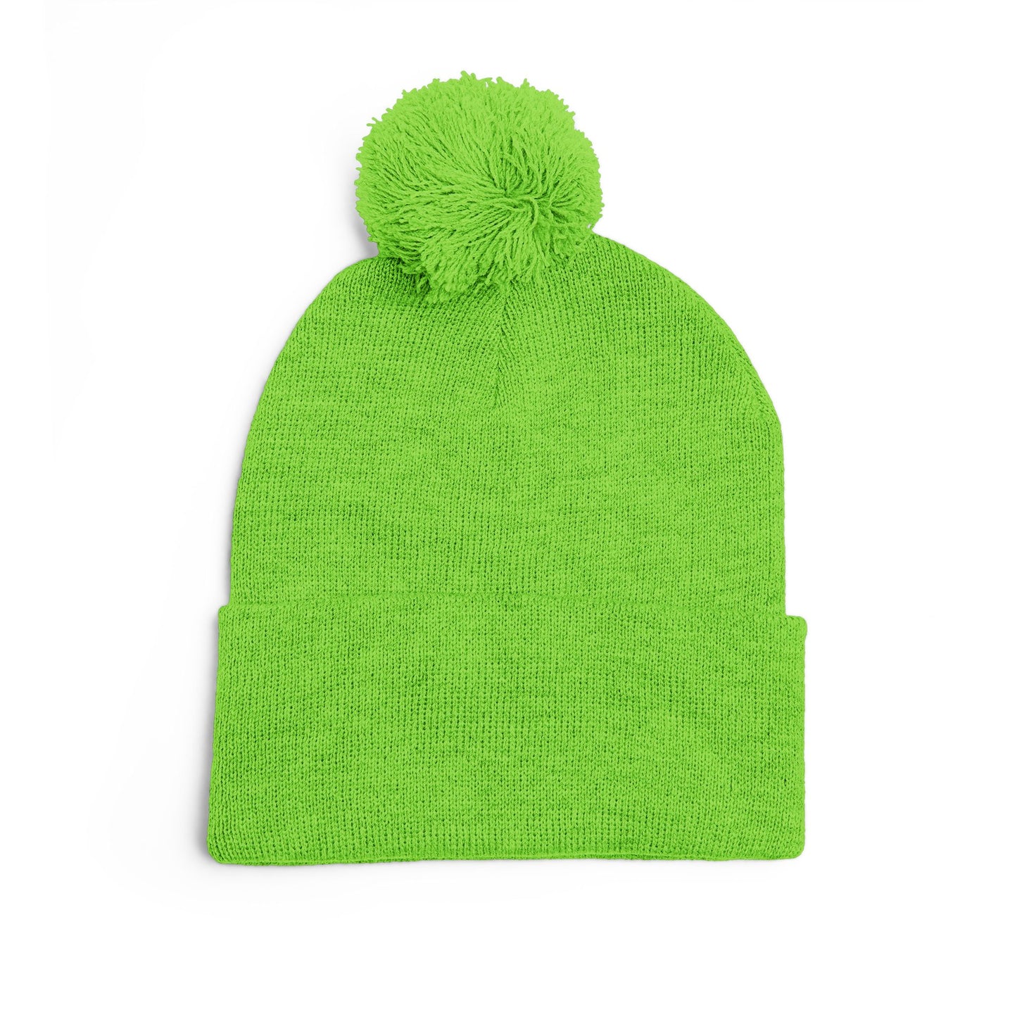 Flooded Christmas Pom-Pom Knit Cap