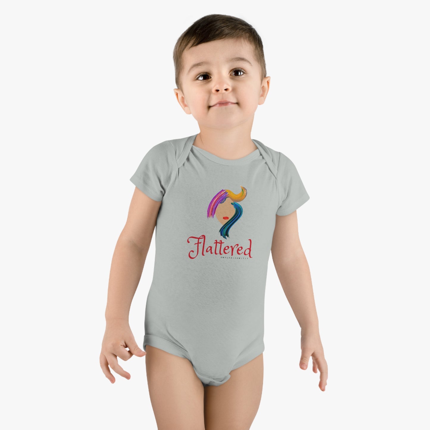 Flattered Baby Short Sleeve Onesie®