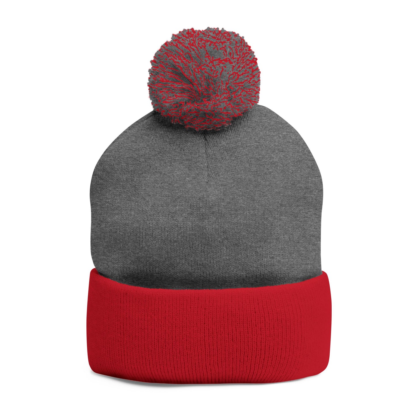 Flooded Christmas Pom-Pom Knit Cap