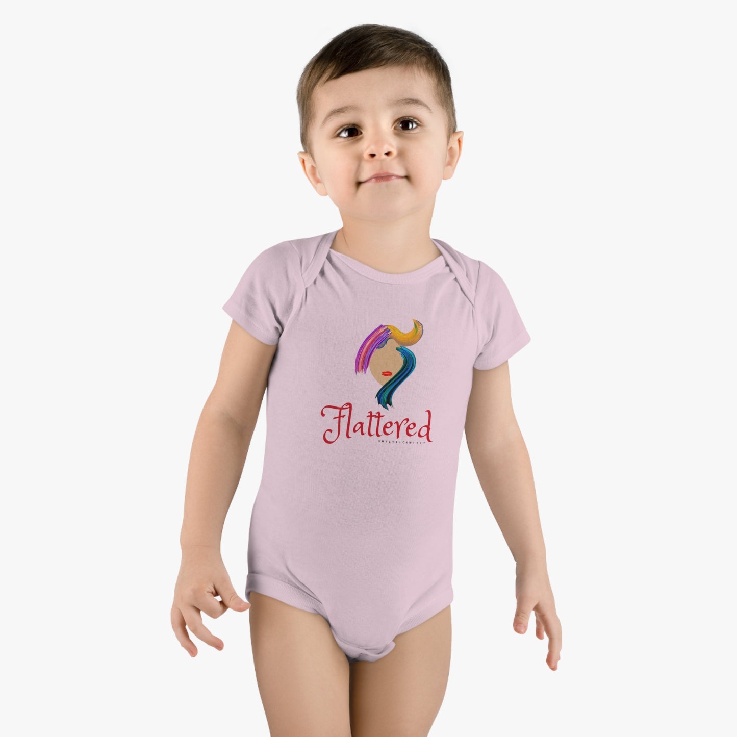 Flattered Baby Short Sleeve Onesie®