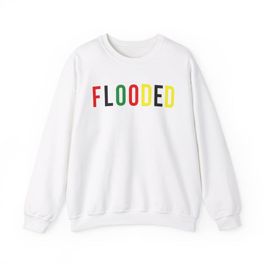 Flooded letters Unisex Heavy Blend™ Crewneck Sweatshirt