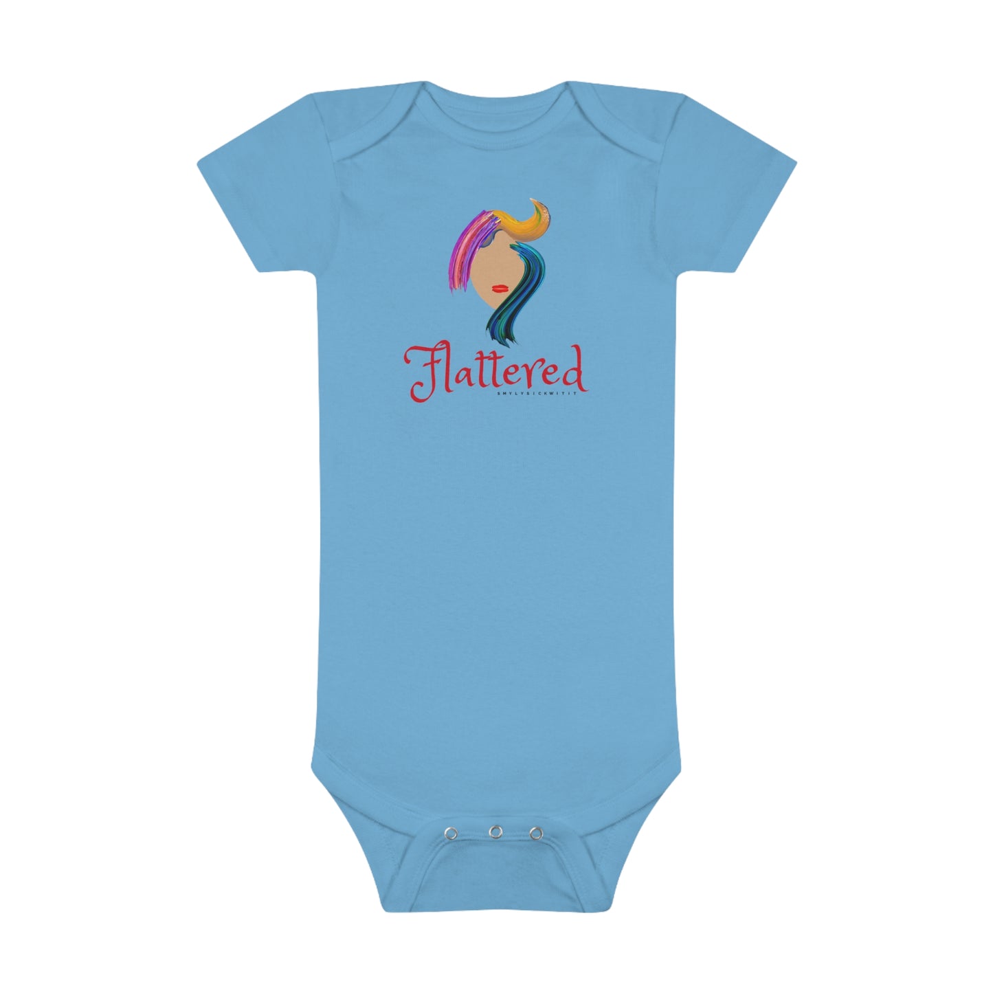 Flattered Baby Short Sleeve Onesie®