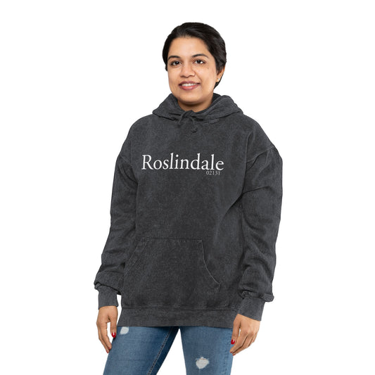 Roslindale Unisex Mineral Wash Hoodie